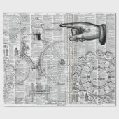 Ephemera Collage Cadeaupapier (Vlak)