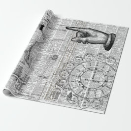 Ephemera Collage Cadeaupapier