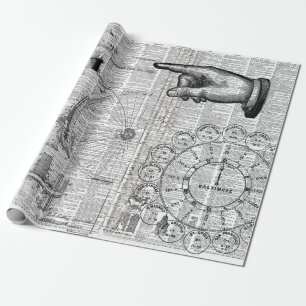 Ephemera Collage Cadeaupapier