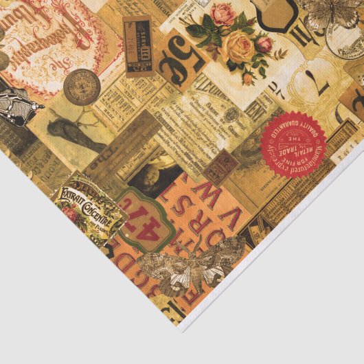 Ephemera Collage Craft Tissue Paper Tissuepapier (Detail)