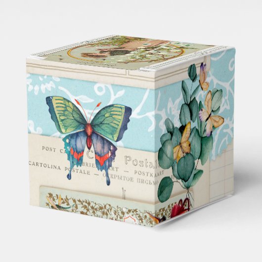 Ephemera Collage ontwerp Bedankdoosjes (Voorkant Zijde)