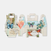 Ephemera Collage ontwerp Bedankdoosjes (Uitgevouwen)