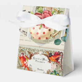  Ephemera Collage ontwerp Bedankdoosjes