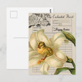 Ephemera Collage Pasen Briefkaart (Voorkant / Achterkant)