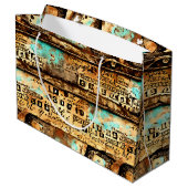  Ephemera Collage van oude bankbiljetten Groot Cadeauzakje (Achterkant Gekanteld)