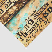 Ephemera Collage van oude bankbiljetten Tissuepapier (Detail)
