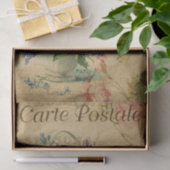 Ephemera Dachshund Dog Basket of Flowers Decoupage Tissuepapier (Geschenk)