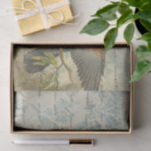 Ephemera Damask Bird Tissuepapier (Geschenk)
