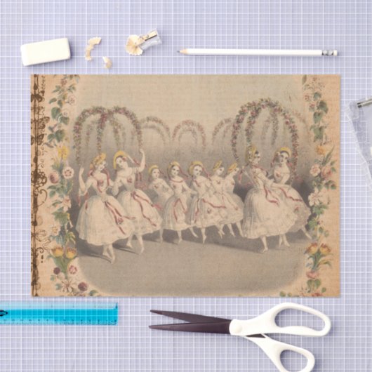 Ephemera dansers Tissuepapier (Craft)