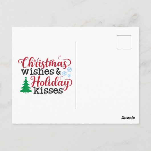 Ephemera Dech the Hall Kerstcarol Script Briefkaart (Achterkant)