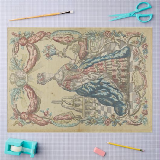 Ephemera Decoupage Marie-Antoinette Queen France Tissuepapier (Craft)