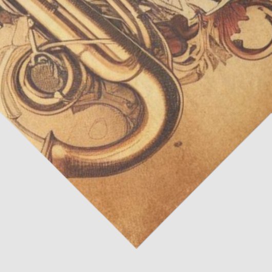 Ephemera Decoupage Meubels Scrapbooking Muziek Tissuepapier (Detail)