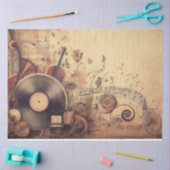 Ephemera Decoupage Meubels Scrapbooking Muziek Tissuepapier (Craft)