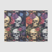 Ephemera Decoupage Skulls and Flowers Tissuepapier (Voorkant)