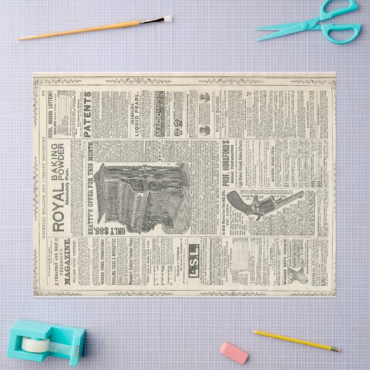 Ephemera-decoupage Tissuepapier (Craft)