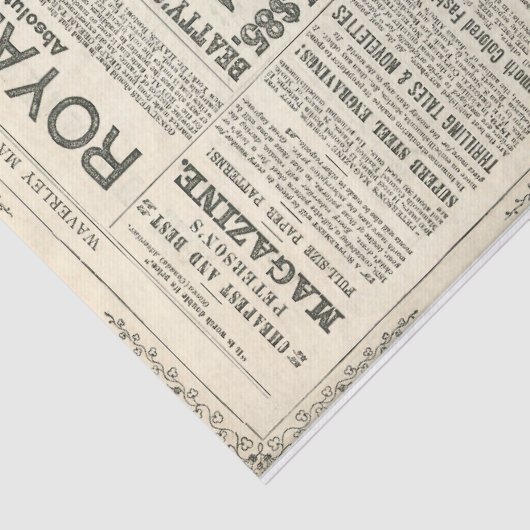 Ephemera-decoupage Tissuepapier (Detail)