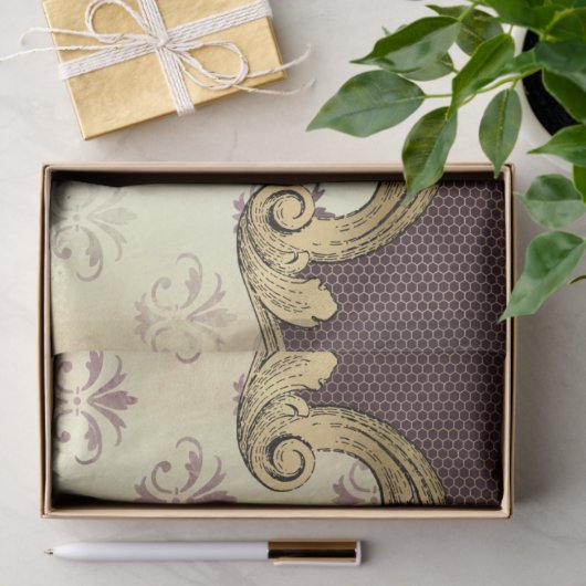 Ephemera  Document Reeksontwerp 5 Tissuepapier (Geschenk)