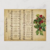 Ephemera Een kind Deze dag wordt geboren met kerst Feestdagenkaart (Voorkant)