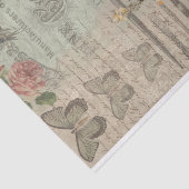  Ephemera en Butterfly Shabby Chic Decoupage Tissuepapier (Detail)
