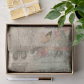  Ephemera en Butterfly Shabby Chic Decoupage Tissuepapier (Geschenk)