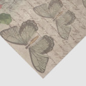  Ephemera en Butterfly Shabby Chic Decoupage Tissuepapier (Detail)