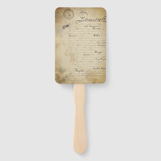 Ephemera Fan Handwaaier (Achterkant)