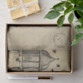 Ephemera Frans Briefkaart Bijenbijenontvlechting Tissuepapier (Geschenk)