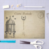 Ephemera Frans Briefkaart Bijenbijenontvlechting Tissuepapier (Craft)