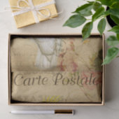 Ephemera Frans Briefkaart Cockatau Bird Decoupage Tissuepapier (Geschenk)