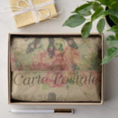 Ephemera French Briefkaart Cutlery Set Decoupage Tissuepapier (Geschenk)