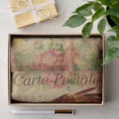 Ephemera French Briefkaart Flying Eagle Decoupage Tissuepapier (Geschenk)