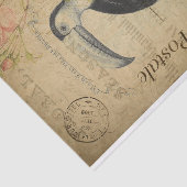 Ephemera French Briefkaart Toucan Bird Decoupage Tissuepapier (Detail)