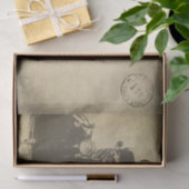 Ephemera French Briefkaart Vintage Car Decoupage Tissuepapier (Geschenk)