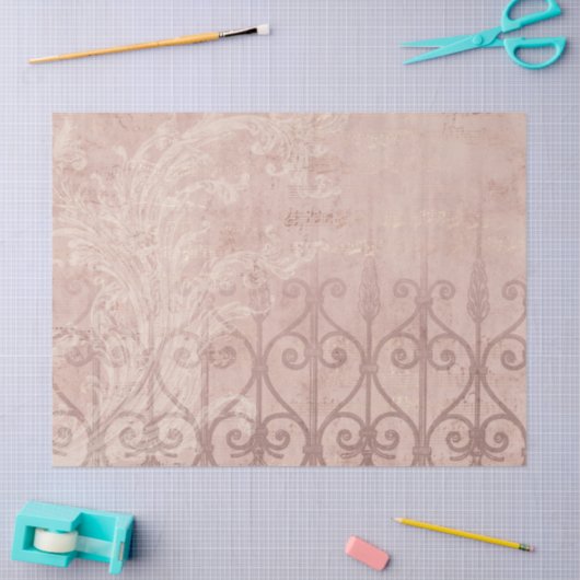 Ephemera French Paper Series Design 12 Tissuepapier (Craft)