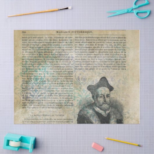 Ephemera French Paper Series Design 18 Tissuepapier (Craft)