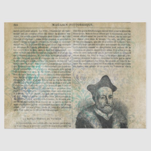 Ephemera French Paper Series Design 18 Tissuepapier (Voorkant)