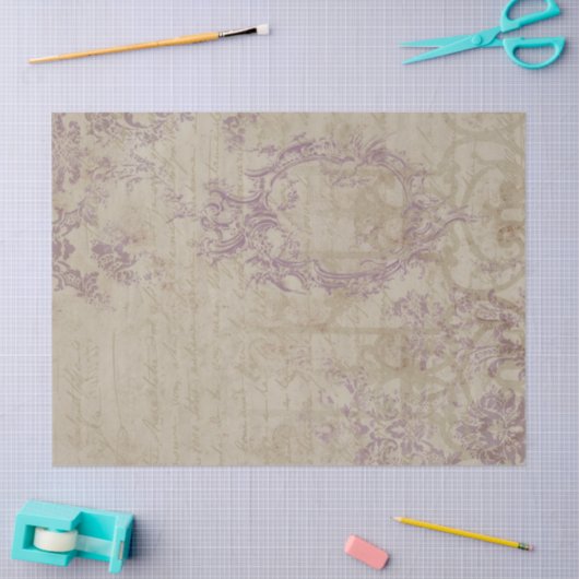 Ephemera French Paper Series Design 7 Tissuepapier (Craft)