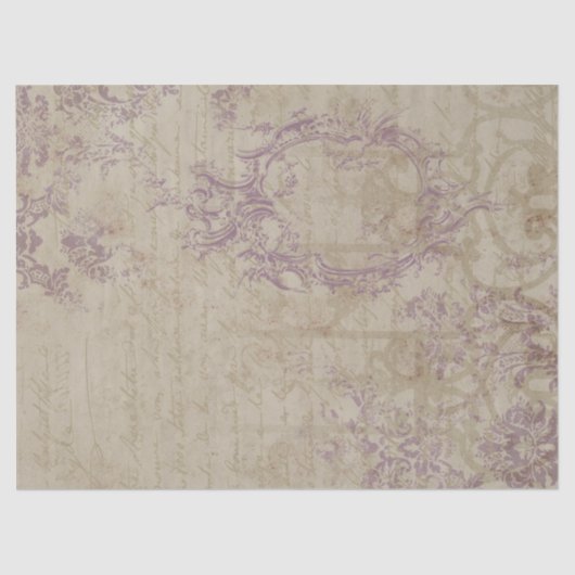 Ephemera French Paper Series Design 7 Tissuepapier (Voorkant)