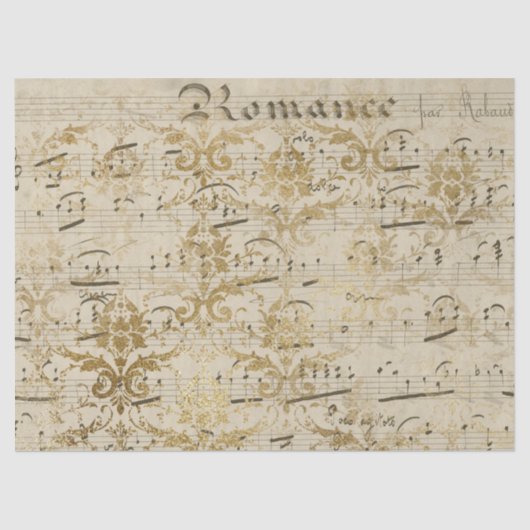 Ephemera Gold Paper Series Design 10 Tissuepapier (Voorkant)