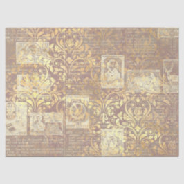Ephemera Gold Paper Series Design 11 Tissuepapier