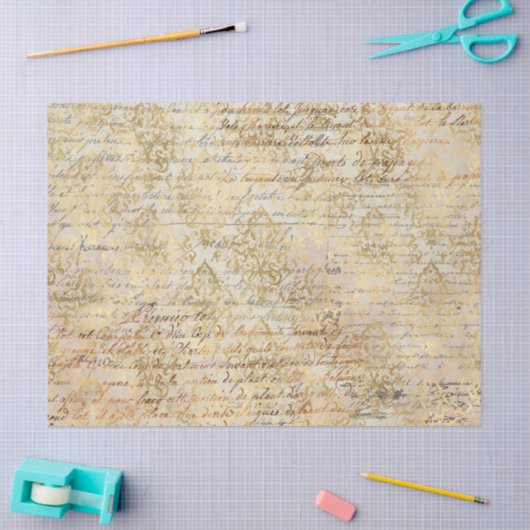 Ephemera Gold Paper Series Design 12 Tissuepapier (Craft)