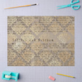 Ephemera Gold Paper Series Design 15 Tissuepapier (Craft)