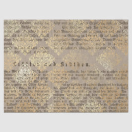 Ephemera Gold Paper Series Design 15 Tissuepapier