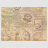 Ephemera Gold Paper Series Design 16 Tissuepapier (Voorkant)