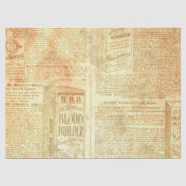 Ephemera Gold Paper Series Design 18 Tissuepapier