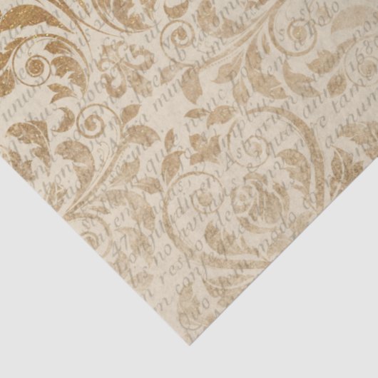 Ephemera Gold Paper Series Design 5 Tissuepapier (Detail)