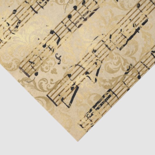 Ephemera Gold Paper Series Design 9 Tissuepapier (Detail)