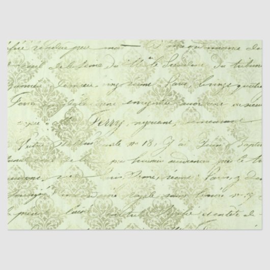 Ephemera Green Paper Series Design 10 Tissuepapier (Voorkant)