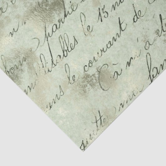 Ephemera Green Paper Series Design 11 Tissuepapier (Detail)