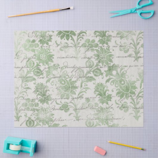 Ephemera Green Paper Series Design 13 Tissuepapier (Craft)